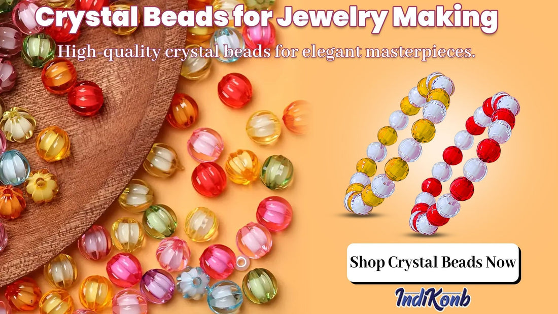Mastering beadwork with crystal bead creations – perfect for bracelets, DIY kits, and jewelry making guides.
