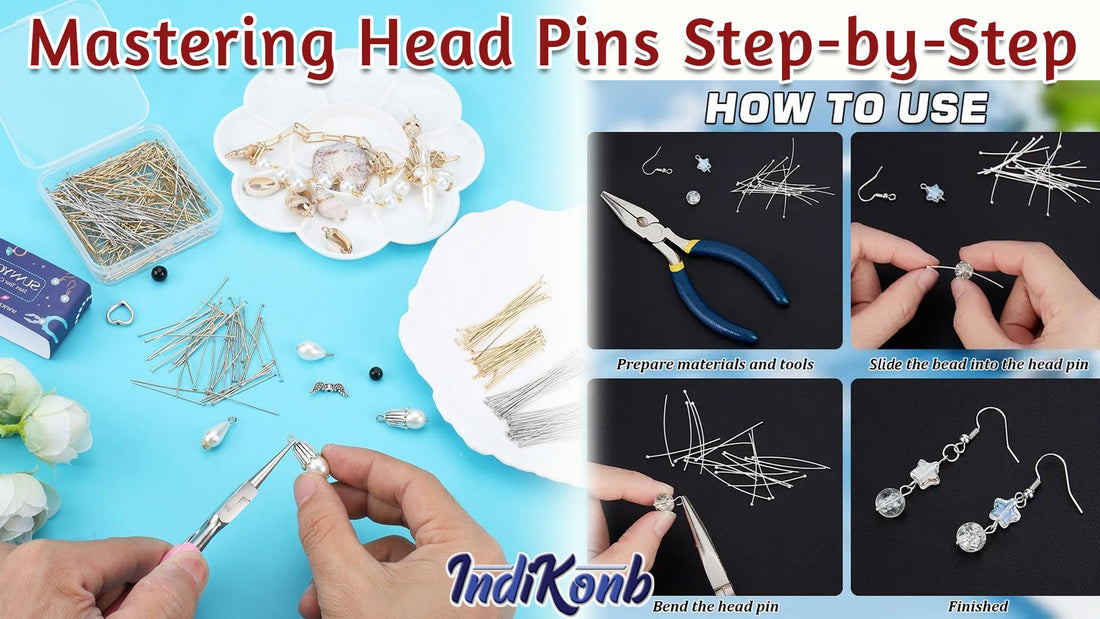 Mastering head pins for jewelry making – essential DIY jewelry headpins for beginners and professionals alike.