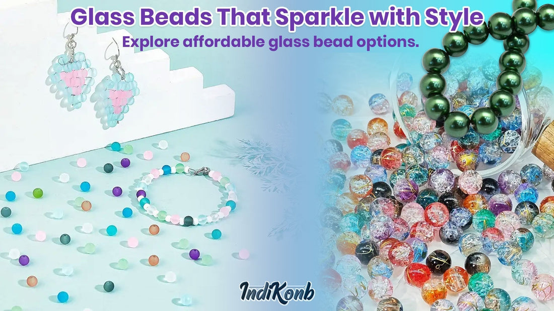 Best glass beads for jewelry making with DIY ideas and tutorials for beginners.