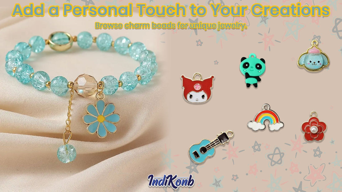 Your complete handbook to charm beads for jewelry making – DIY guide to using beads and charms in bracelets and necklaces.