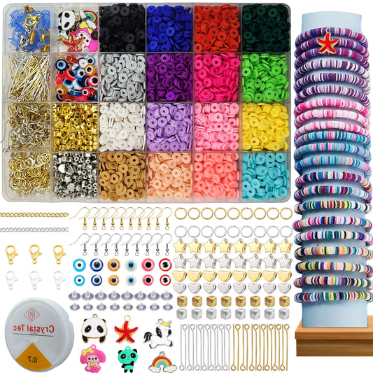 DIY Clay Beads Bracelet Making Kit