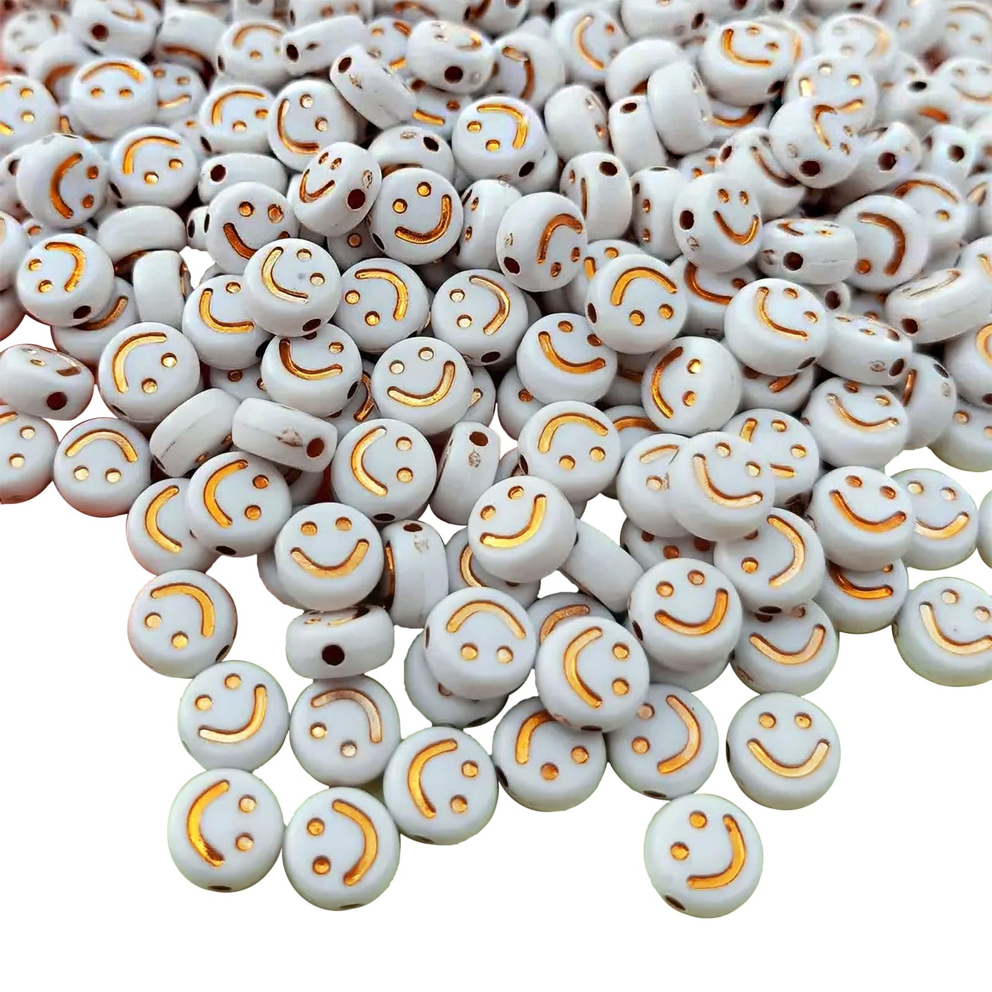 Smile Emoticon Beads 6MM