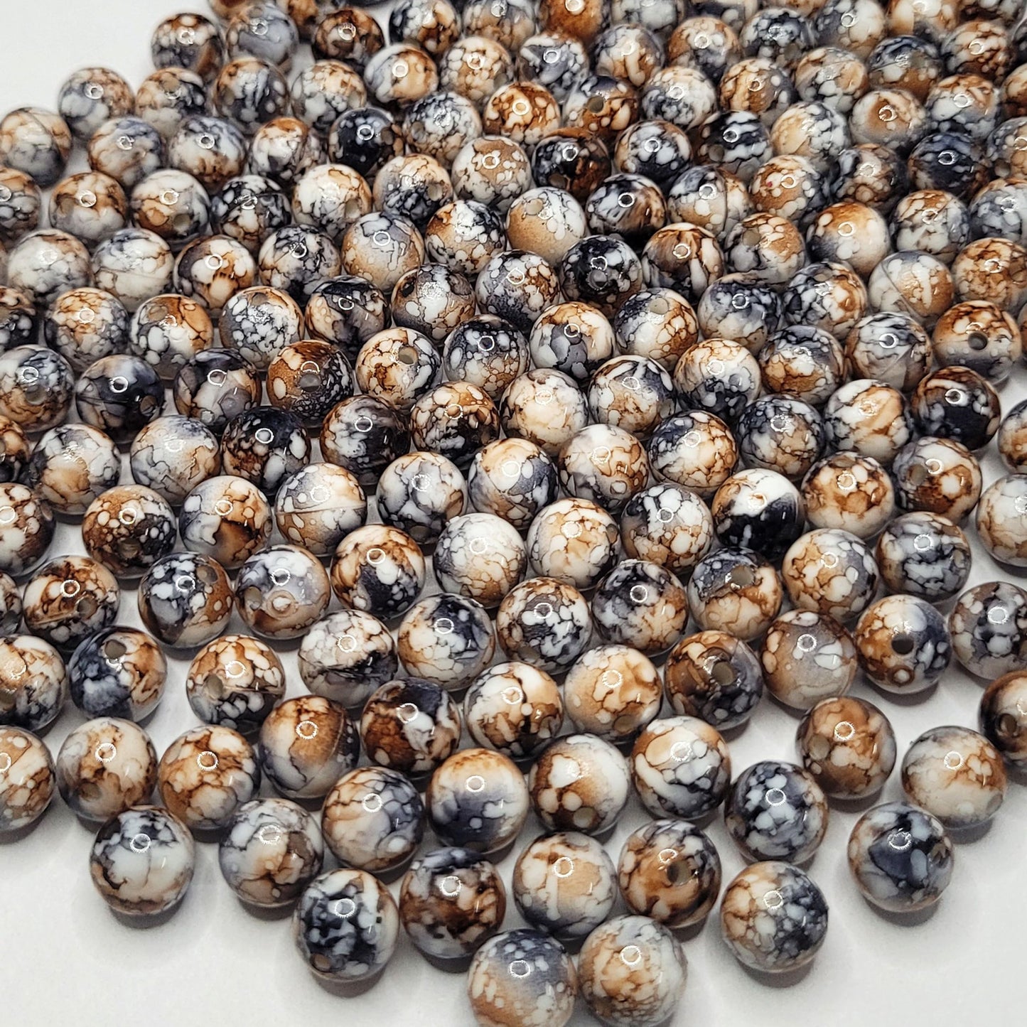 Marble Beads for Bracelet Making 10MM