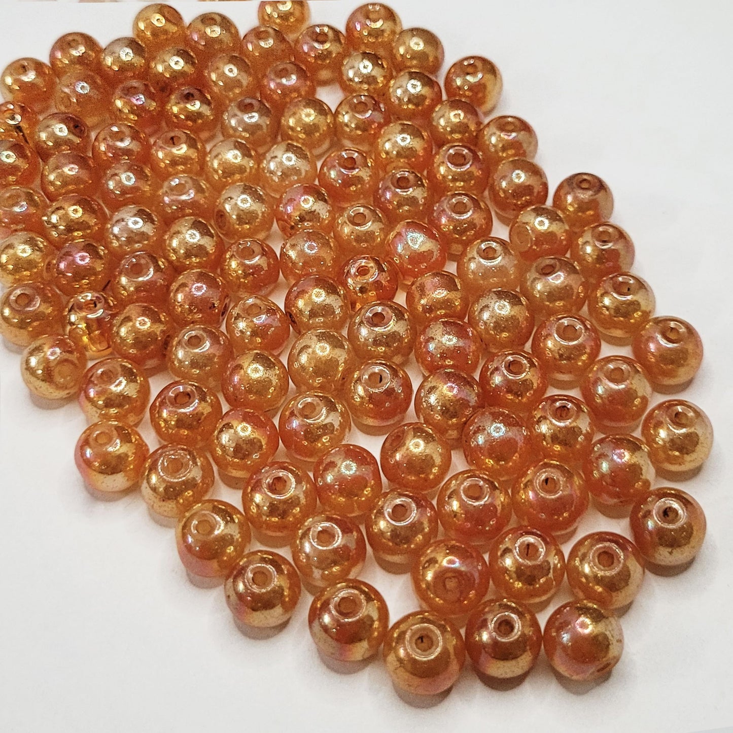 Glass Round Pearl Beads 6MM