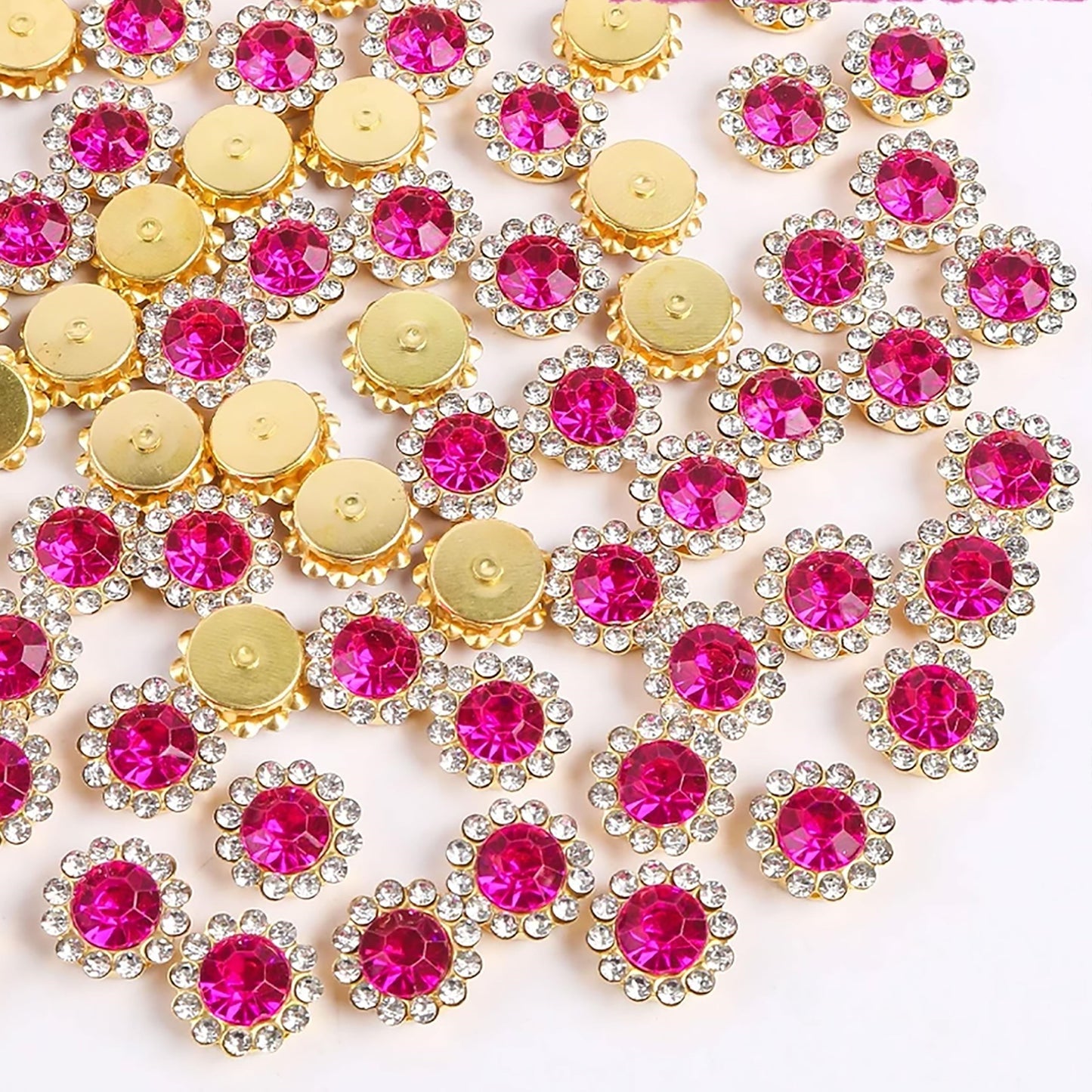 Zarkan Flower Buttons - 10mm