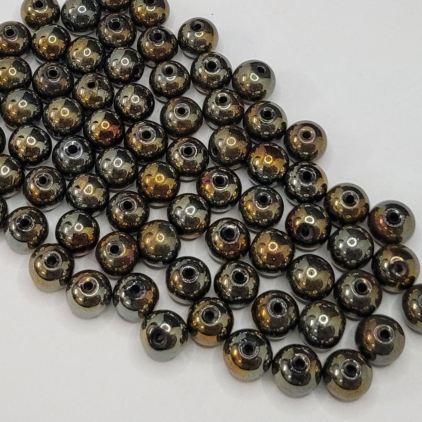 Glass Round Pearl Beads 6MM