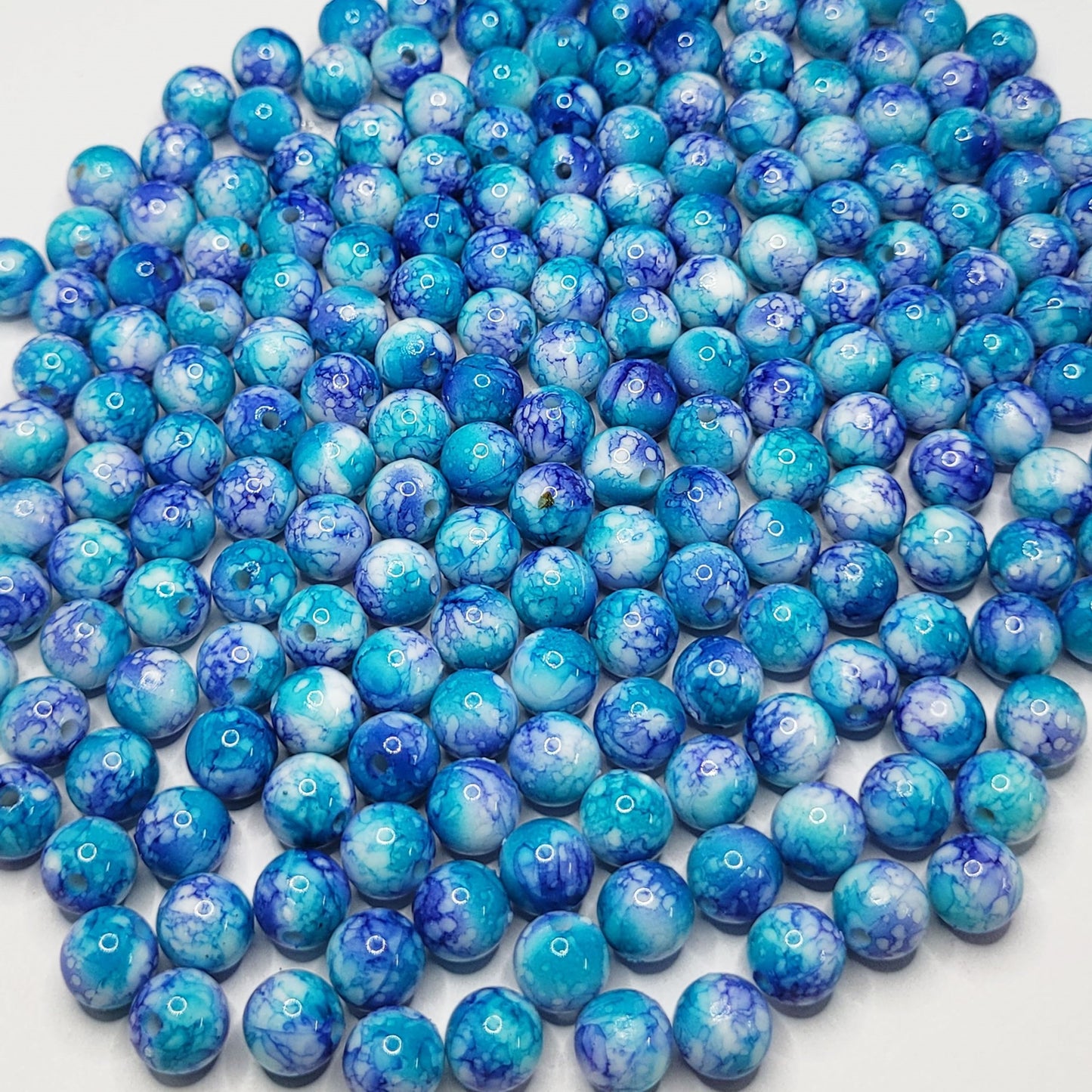 Acrylic Plastic Multicolour Beads 8MM