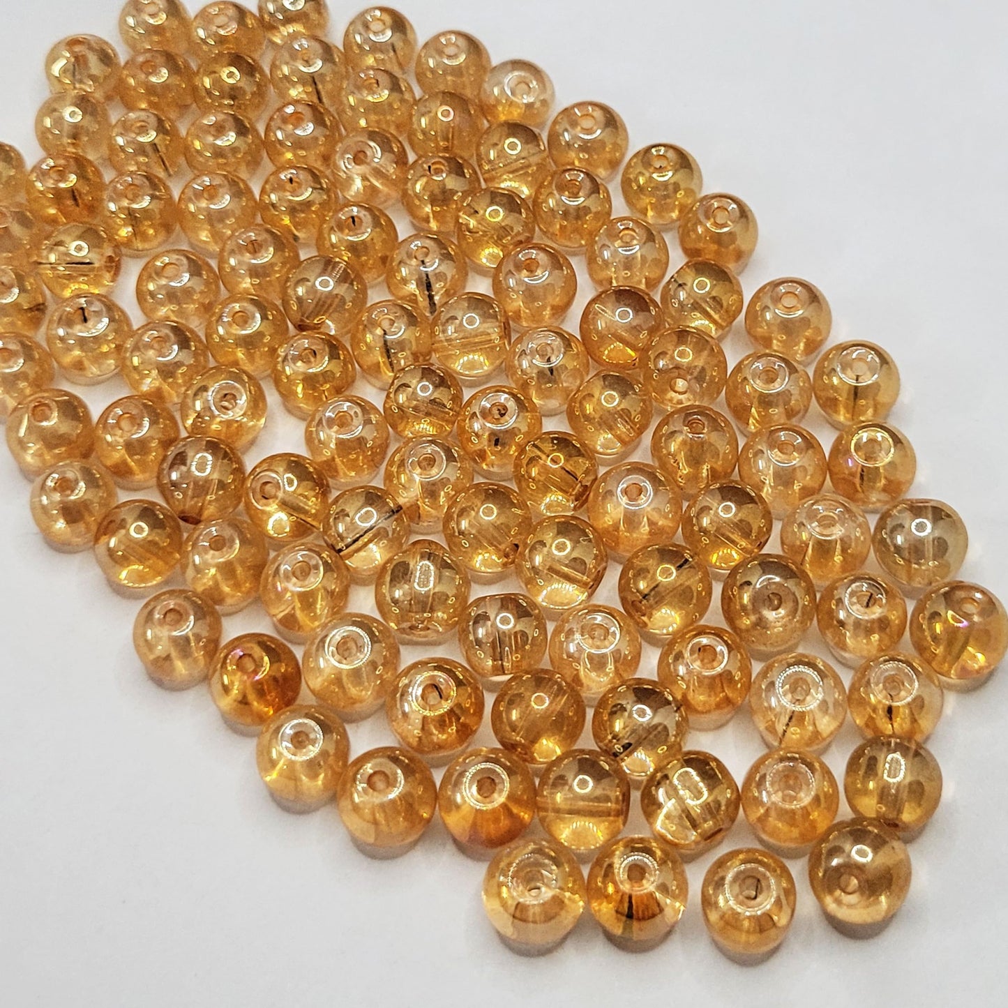 Glass Round Pearl Beads 6MM