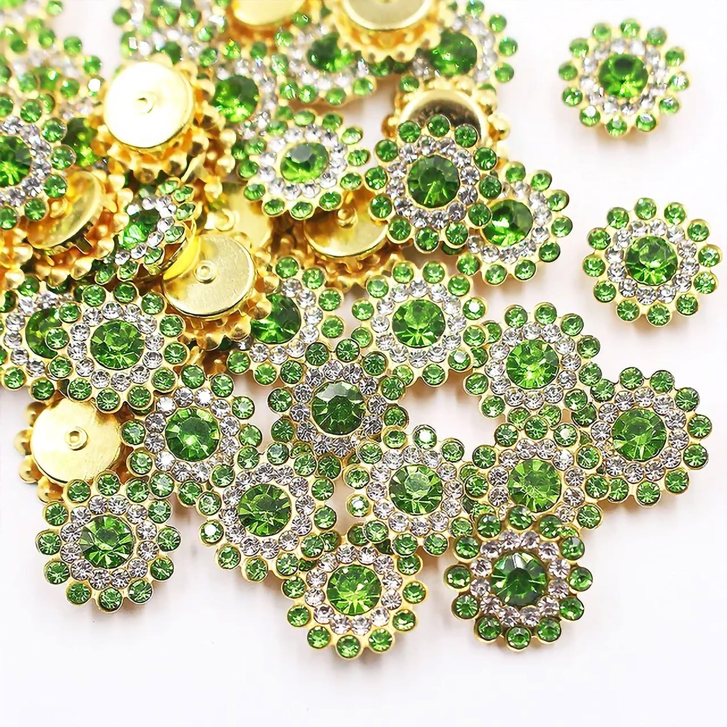 Zarkan Flower Buttons 14mm