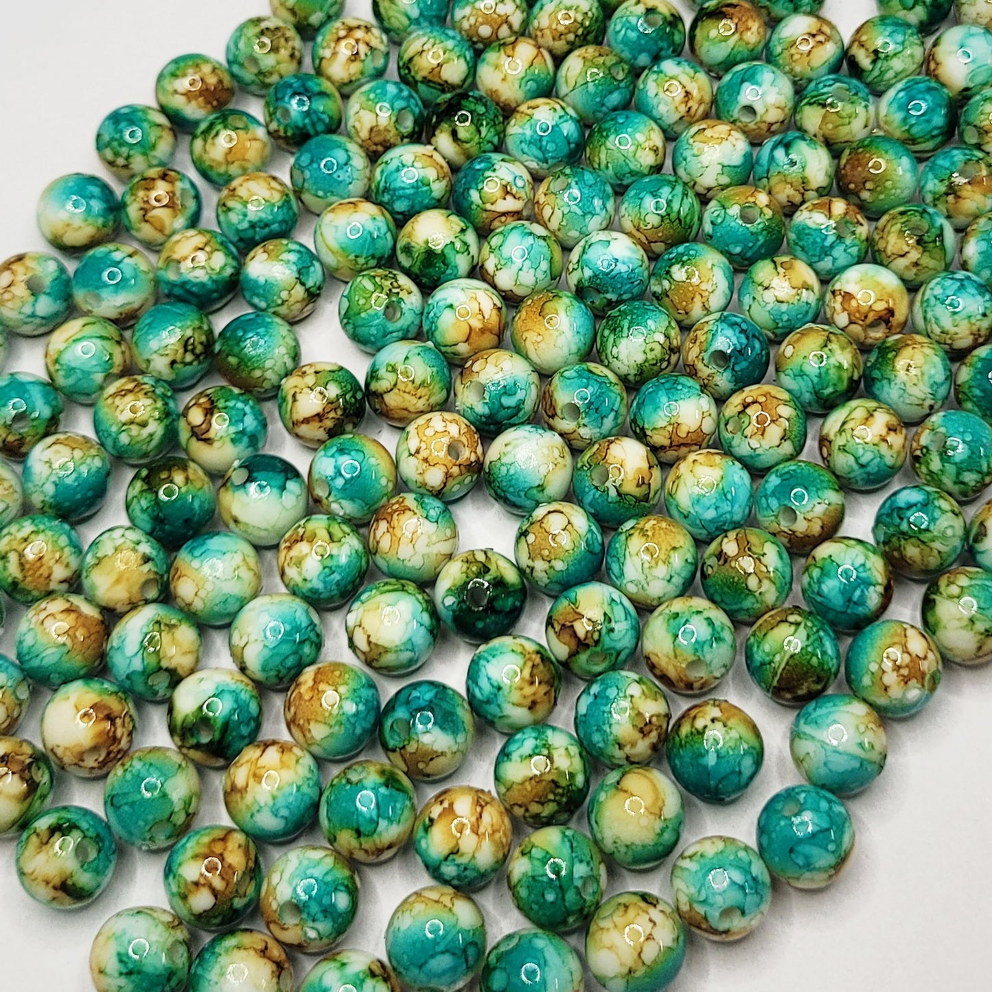 Marble Beads for Bracelet Making 10MM