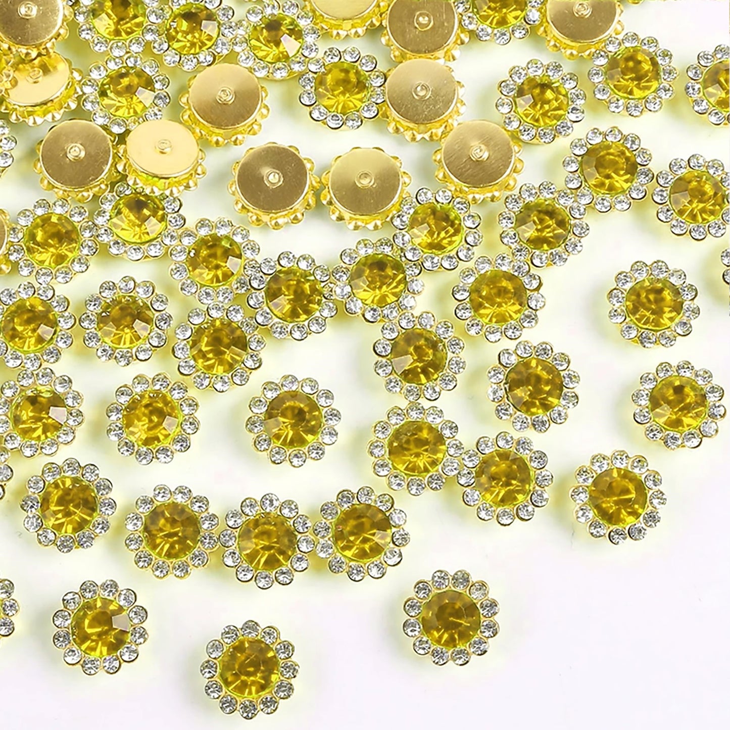 Zarkan Flower Buttons - 10mm