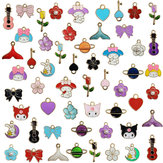 Mixed Enamel Charms Set