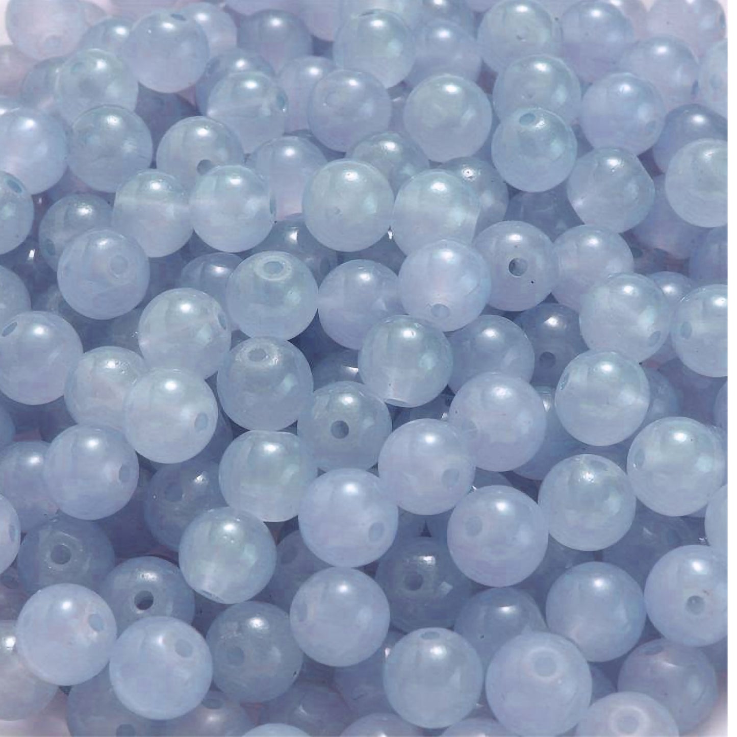 Jelly Glass Beads - 6mm