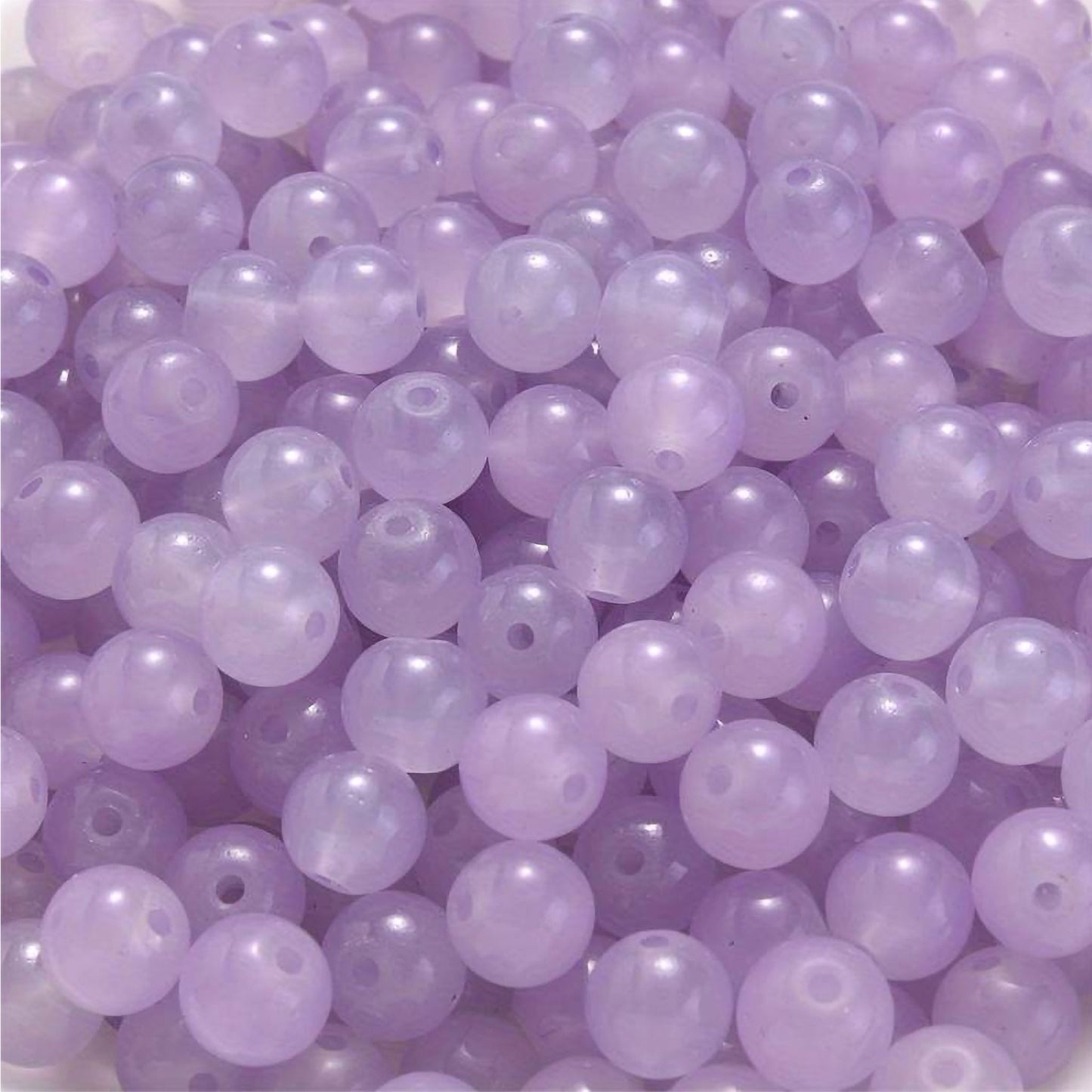 Jelly Glass Beads - 6mm