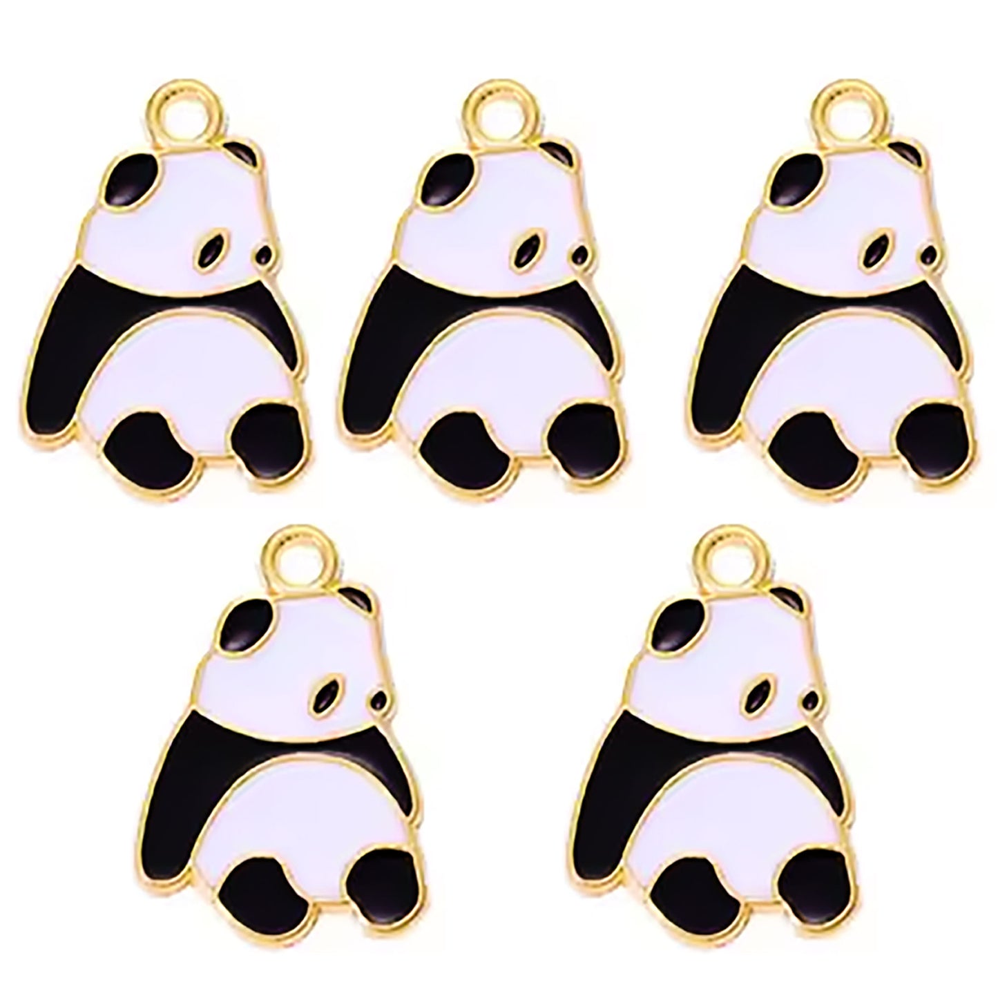 Panda Charms - 5 Pcs