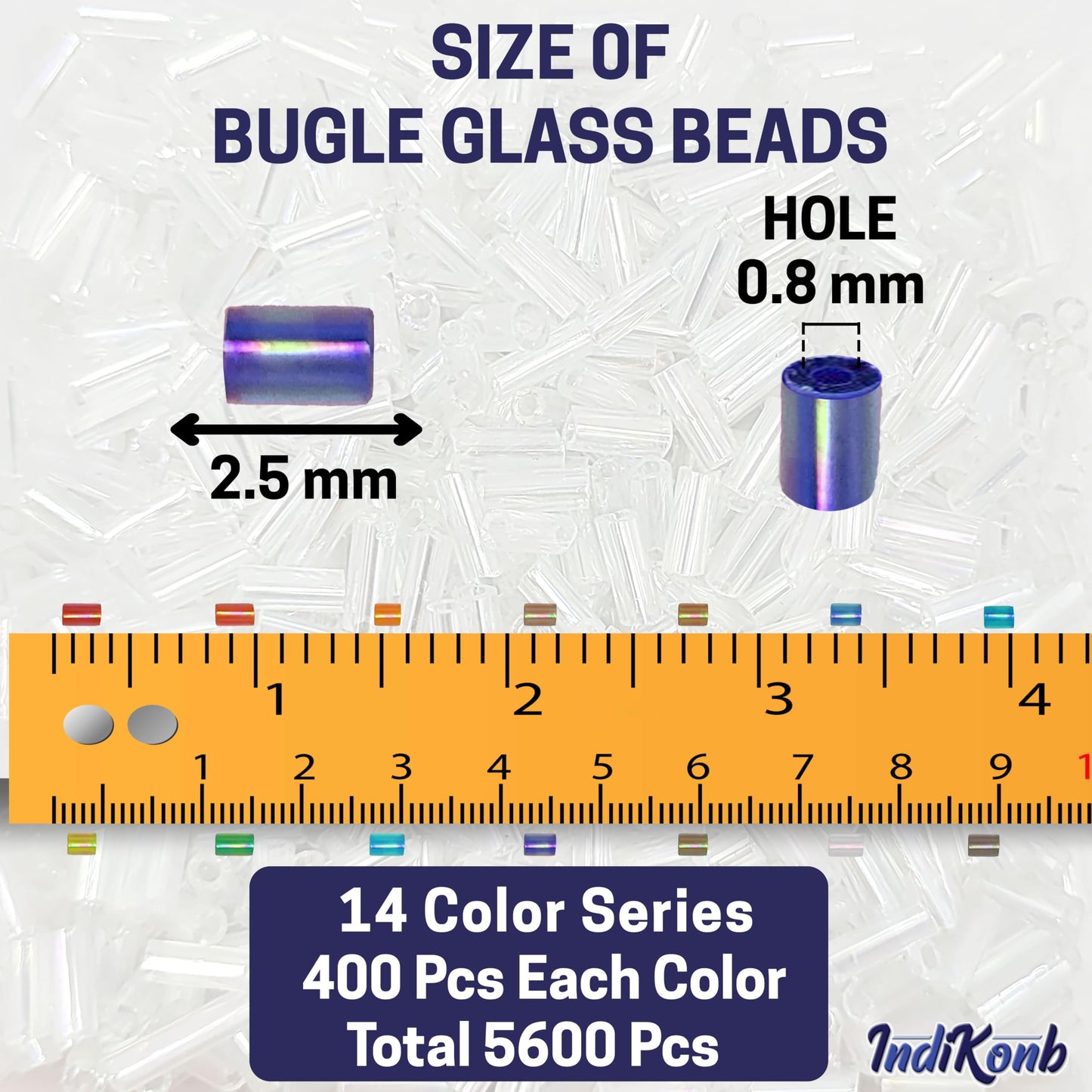 Cutdana Small Cut Cylinder Tube Beads – Silverline