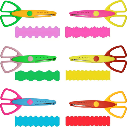Zig Zag Scissors - Set of 6