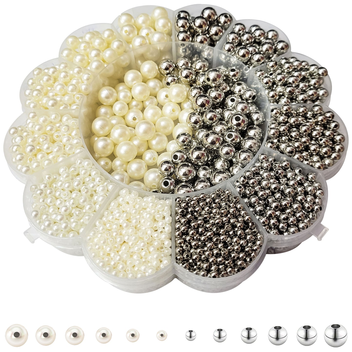 Pearl Moti Beads Kit – 3-10mm