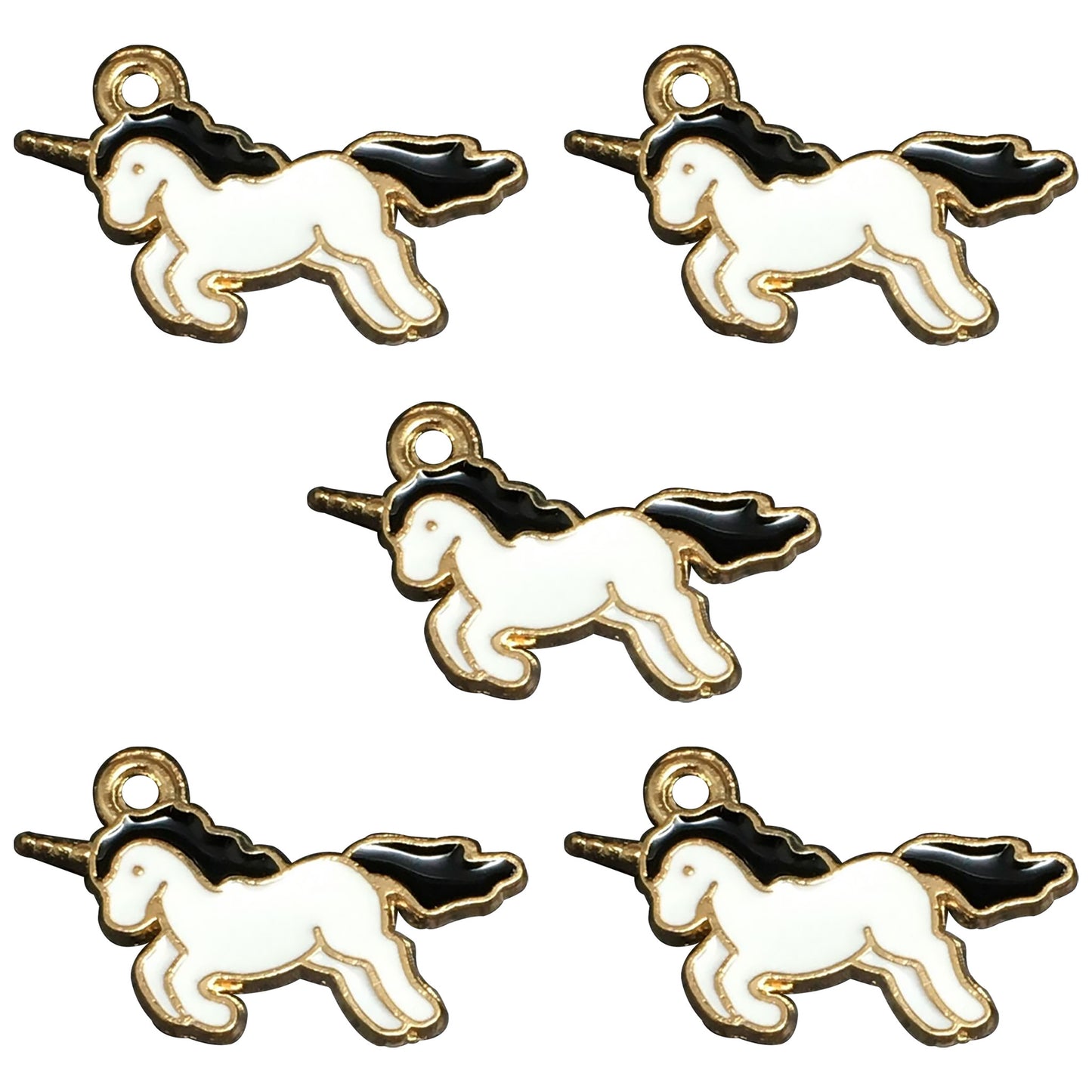 Unicorn Charms - 5 Pcs