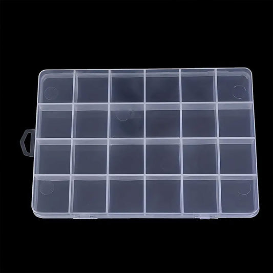 Beads Storage Organizer Box - 24 Cell Partitions