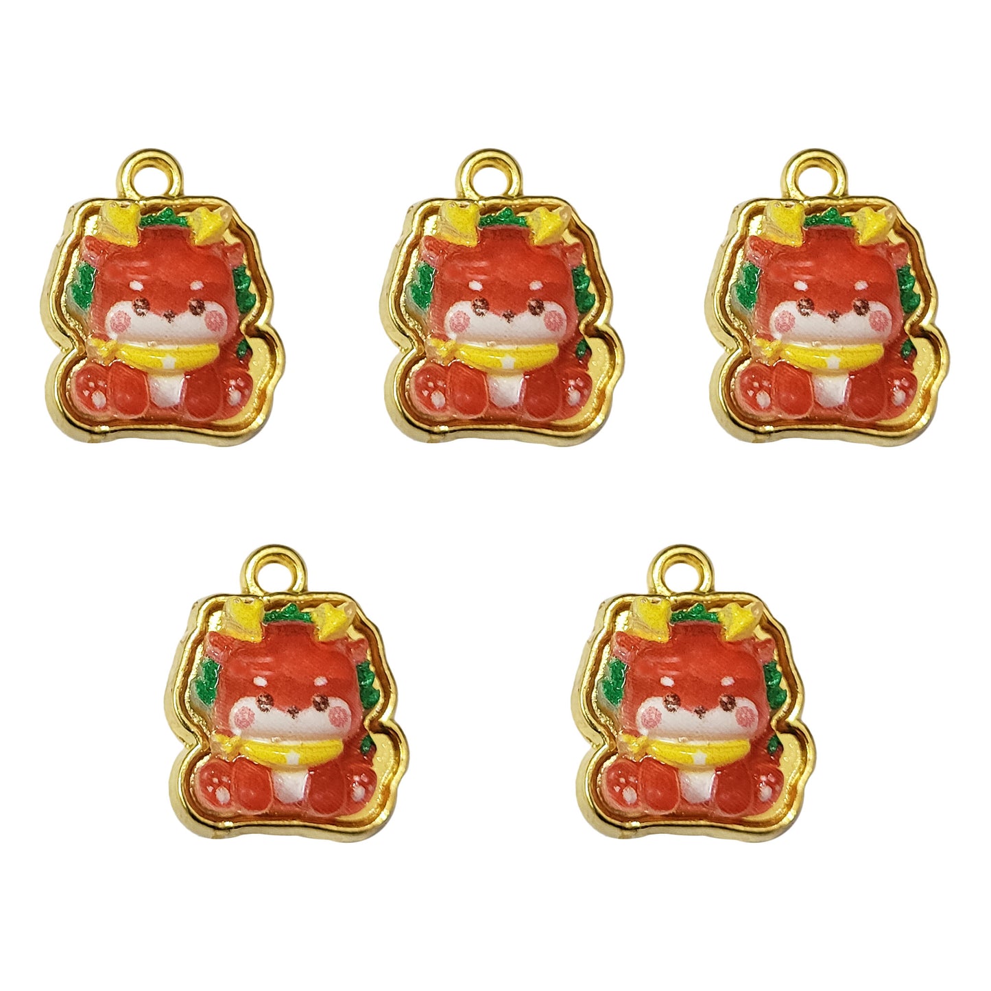 Teddy Charms - 5 Pcs