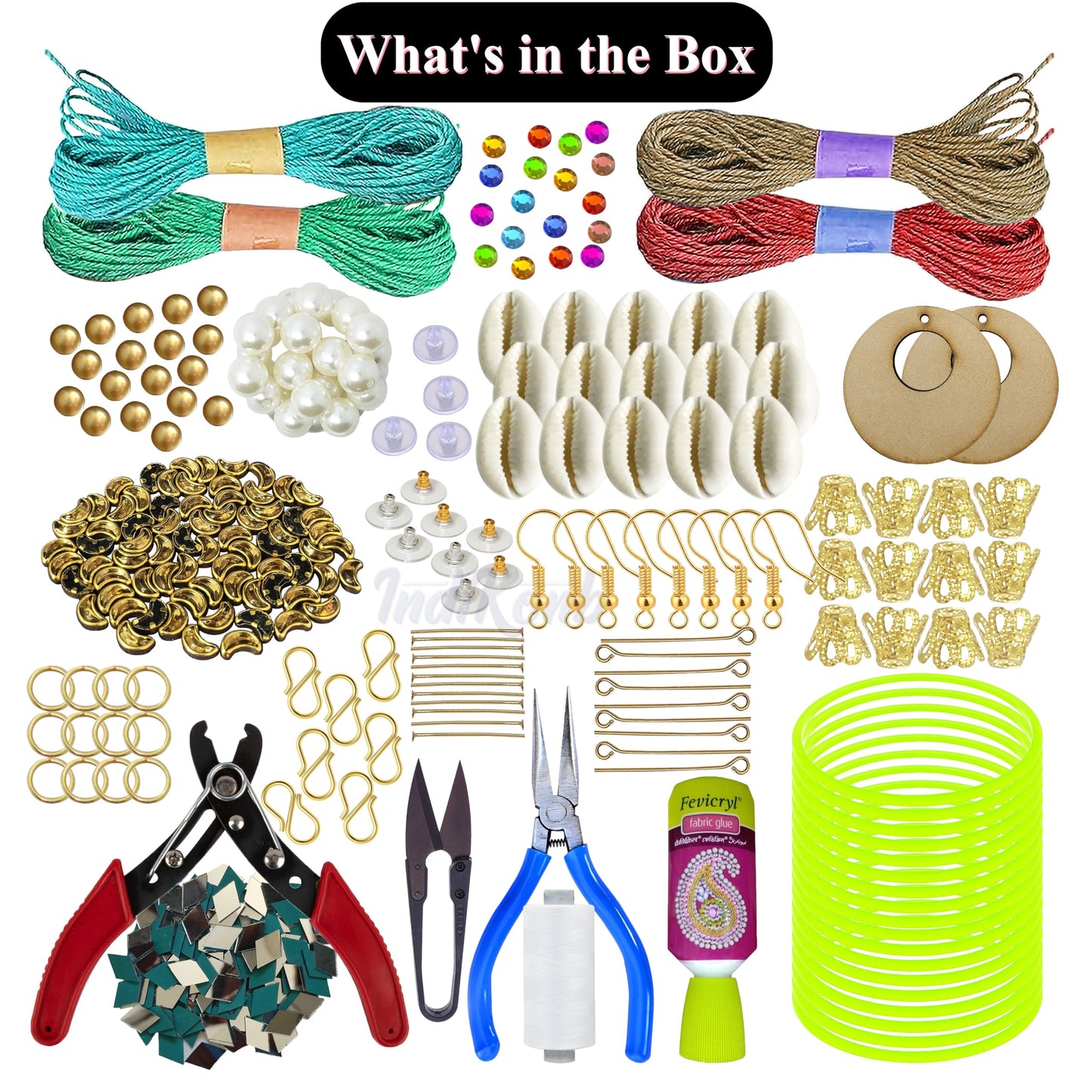 Thread Jewellery Making Craft Kit for Kids (Ages 8-16)