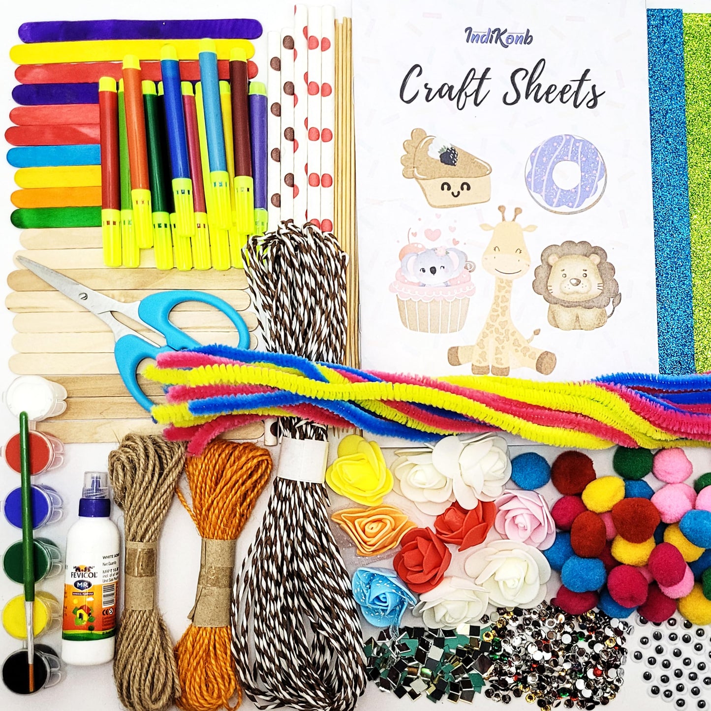 DIY Craft Kit for Kids - Intermediate Art & Craft Set (Ages 3-10)