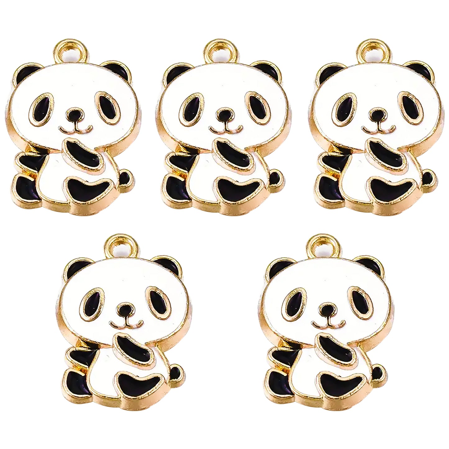 Panda Charms - 5 Pcs