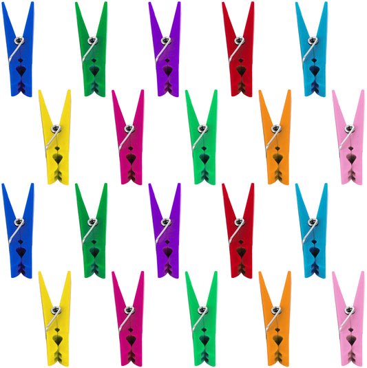 Mini Wooden Photo Clips