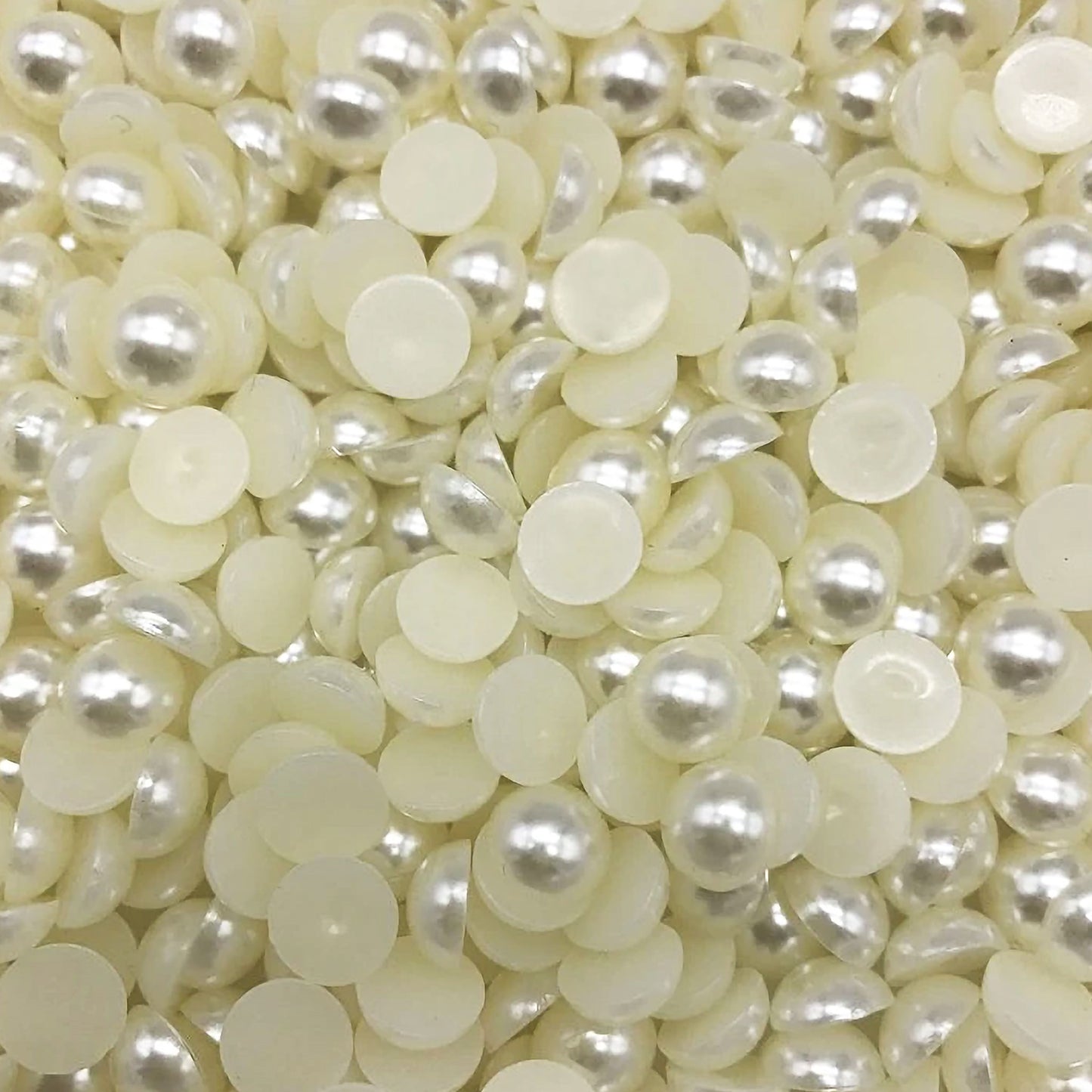 Flat Back Half Pearl Beads