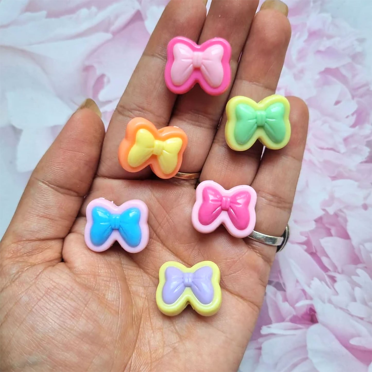 Multicolour Matte Beads- Ribbon Beads
