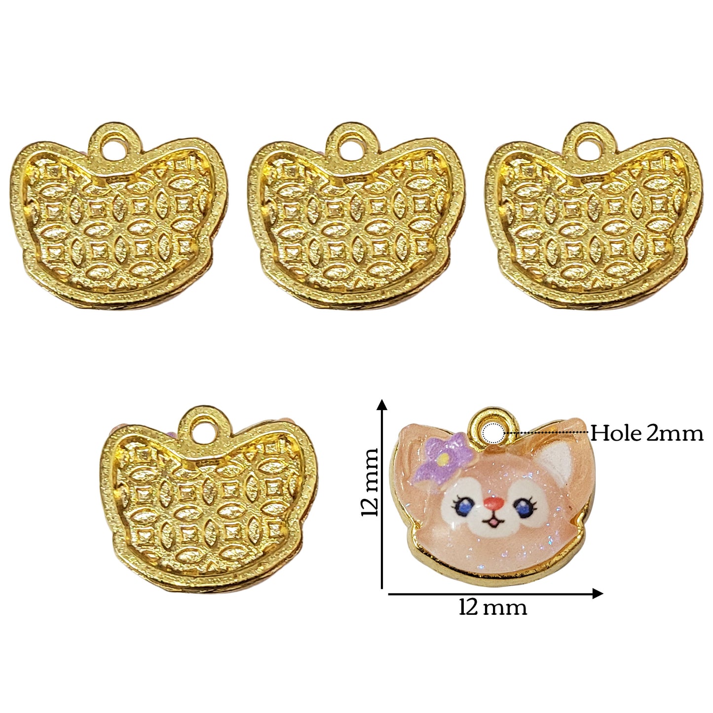 Fox Charms - 5 Pcs