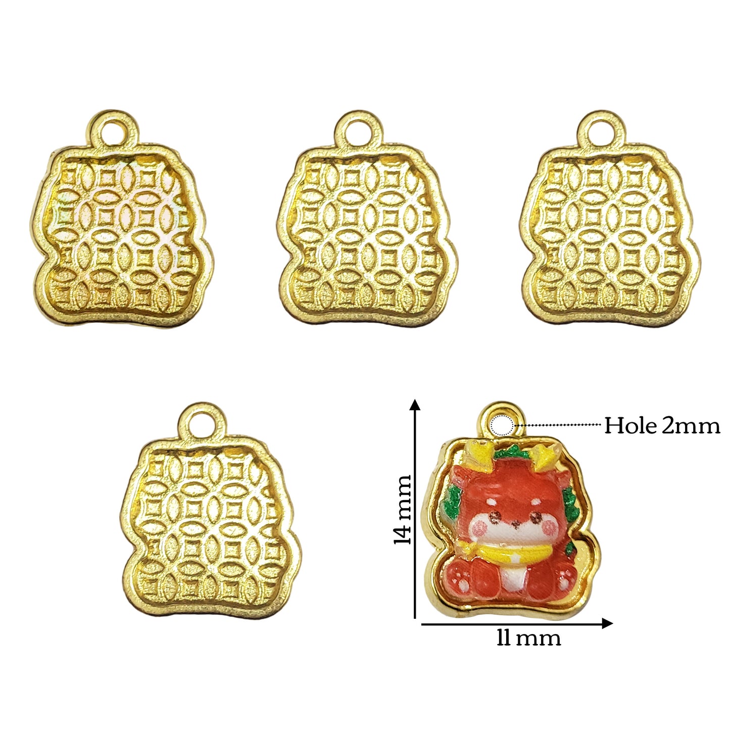 Teddy Charms - 5 Pcs