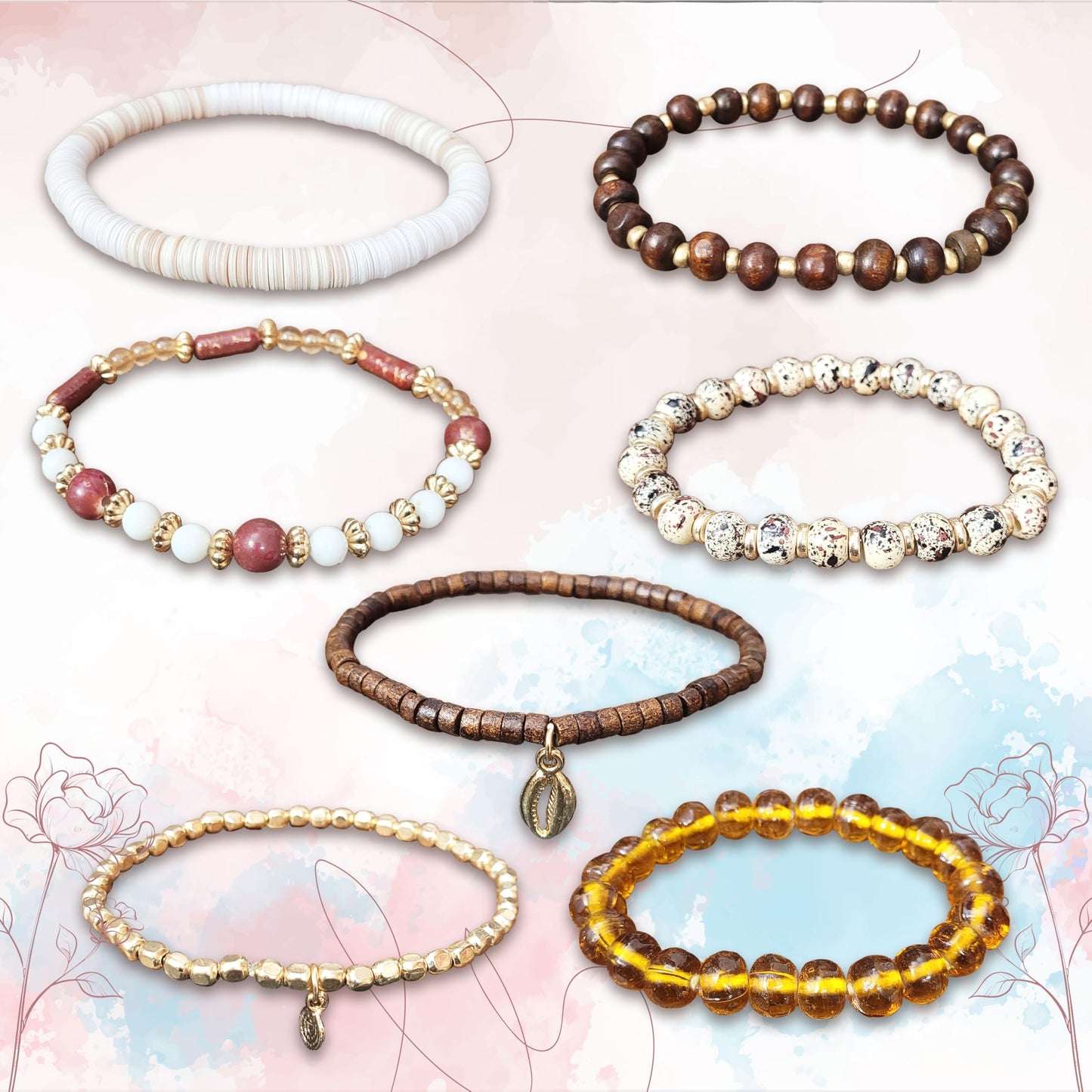 Bohemian Bracelet Set - Multicolor