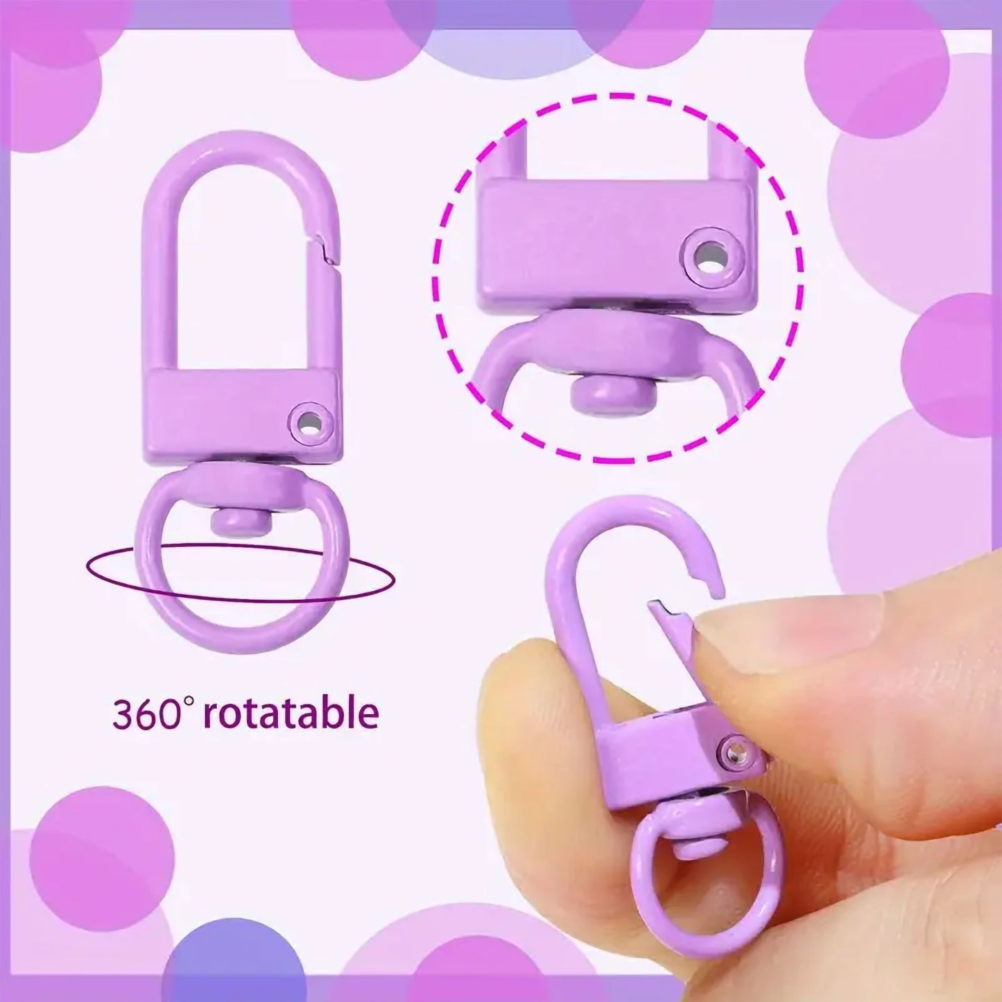 Multicolour Keychain Clasps