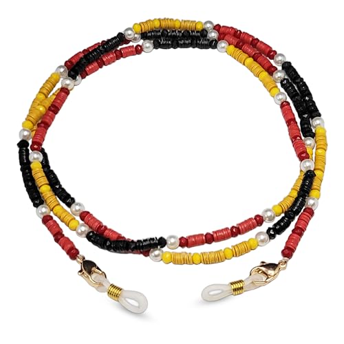 Bohemian Multicolour Beaded Eyeglasses Chain - Fashionable Spectacle Chain for Women