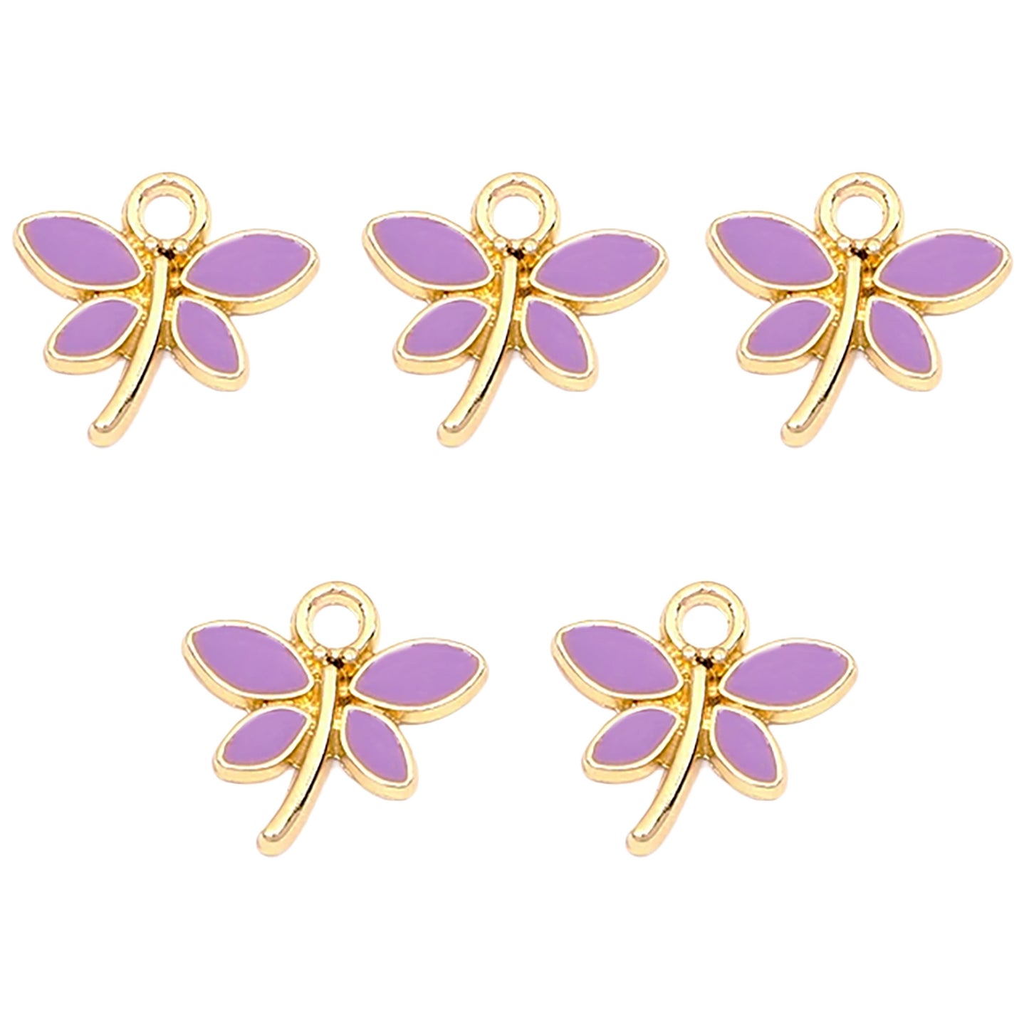 Dragonfly Charms - 5 Pcs