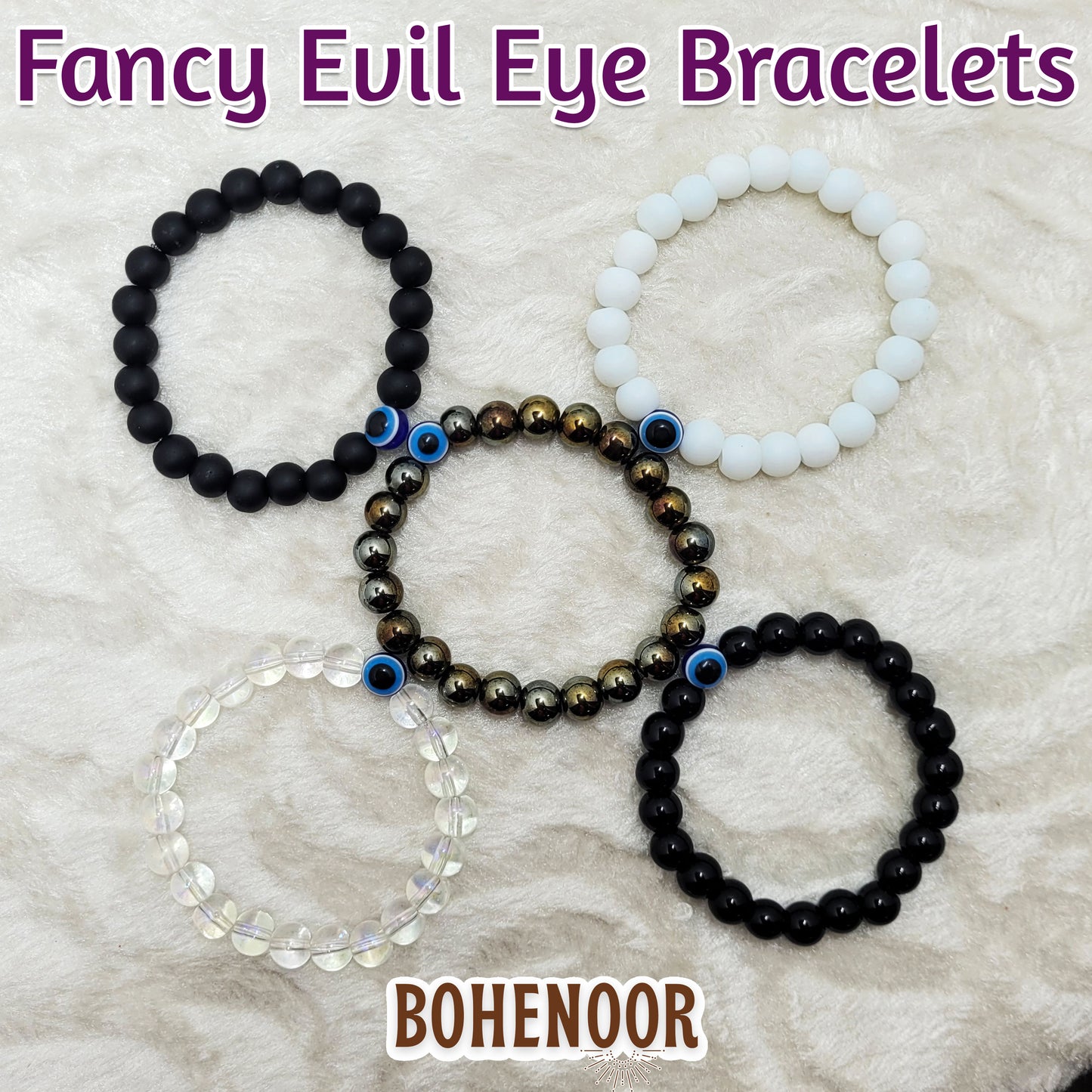 Evil Eye Bracelet Set of 4