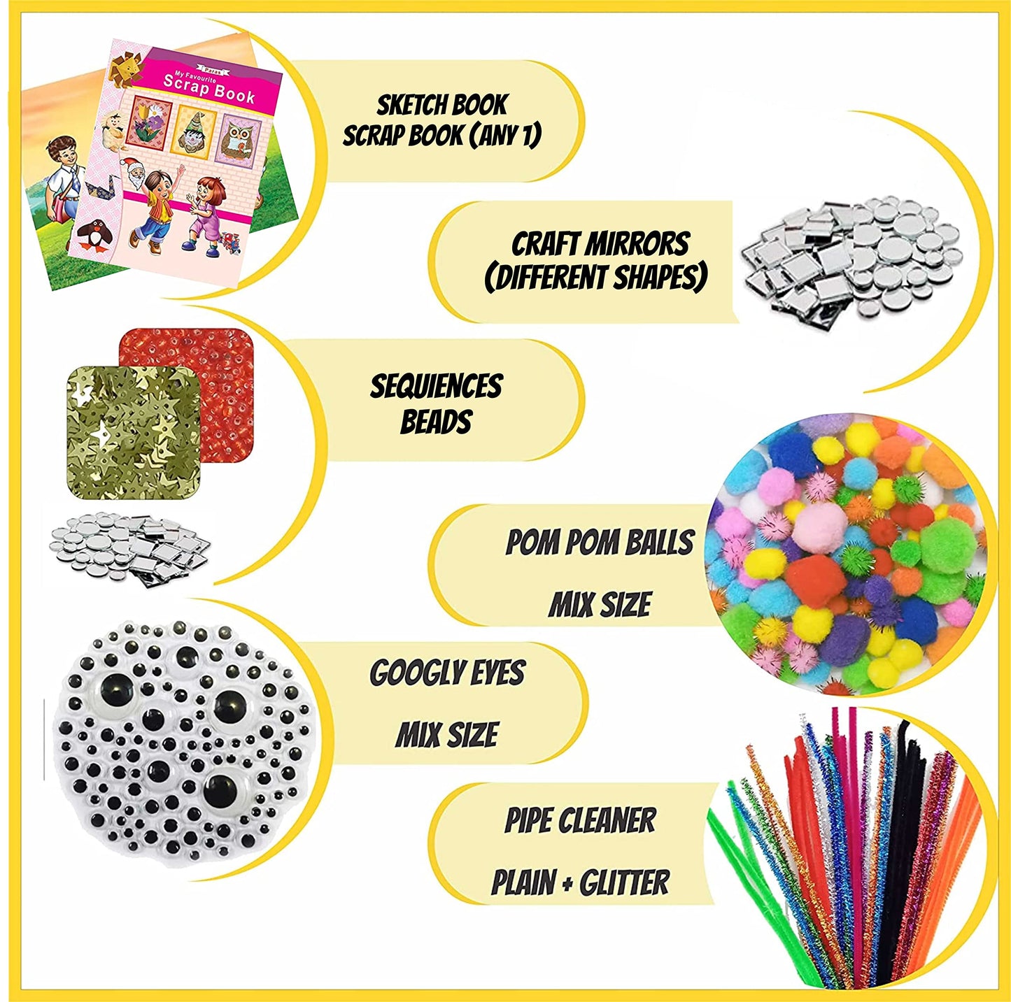 31-in-1 DIY Crafts Kit for Girls and Boys