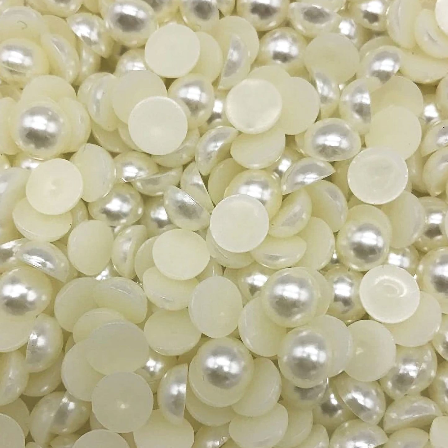 Flat Back Half Pearl Beads