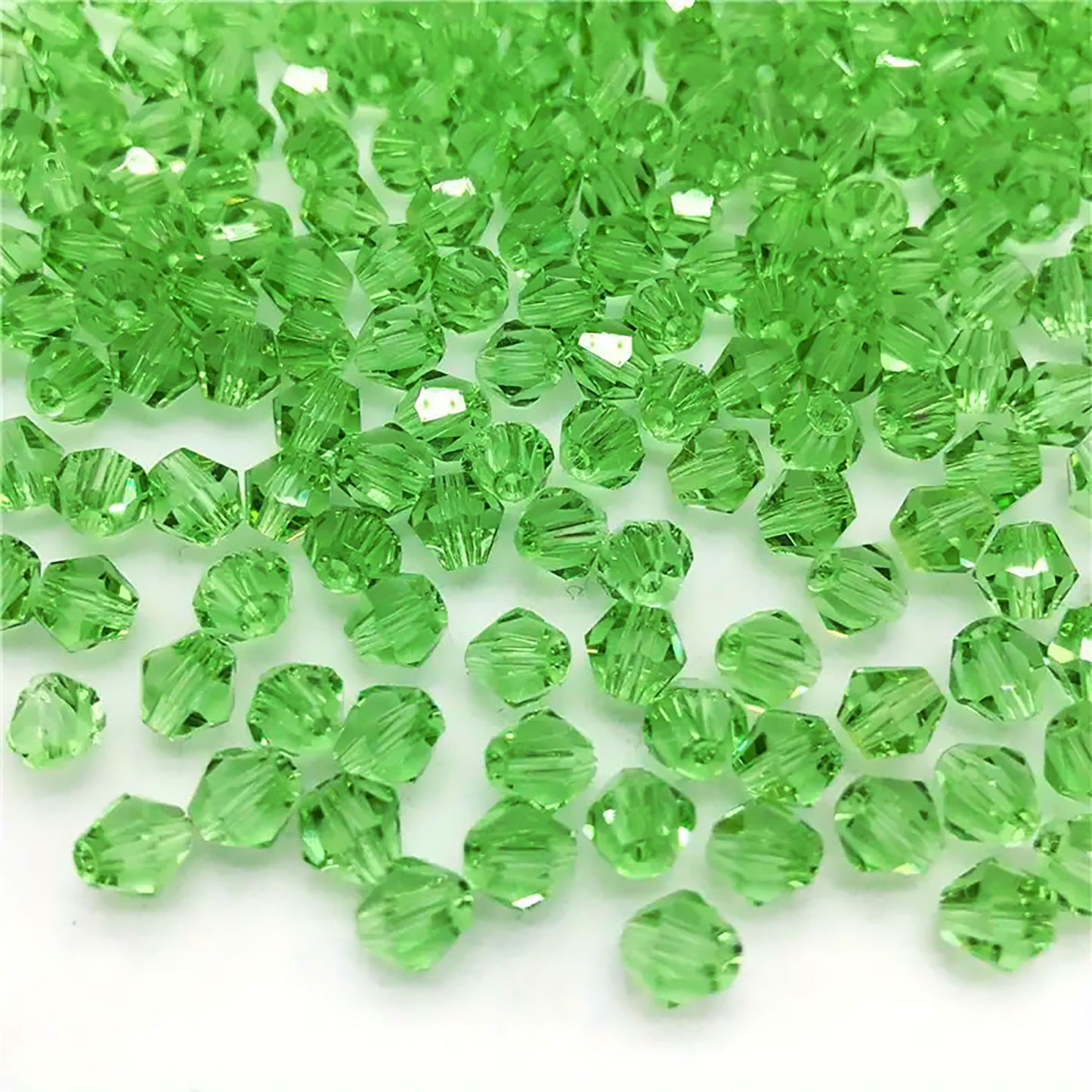 Bicone Glass Beads - 4mm