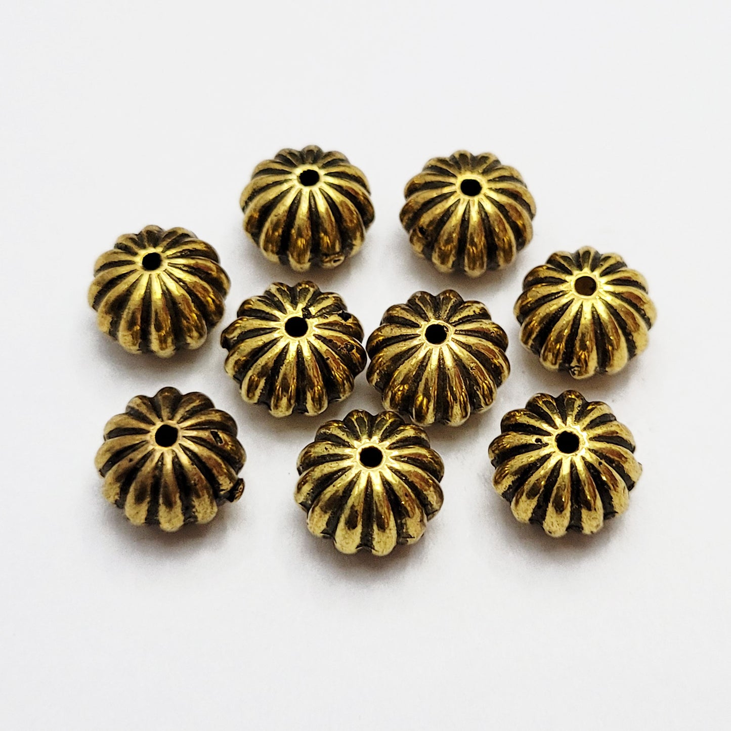 Antique Gold Acrylic Beads