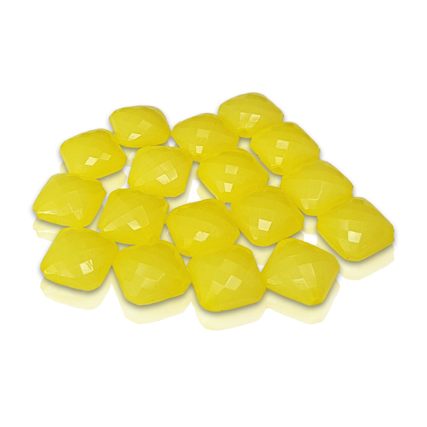 Square Shaped Acrylic Beads