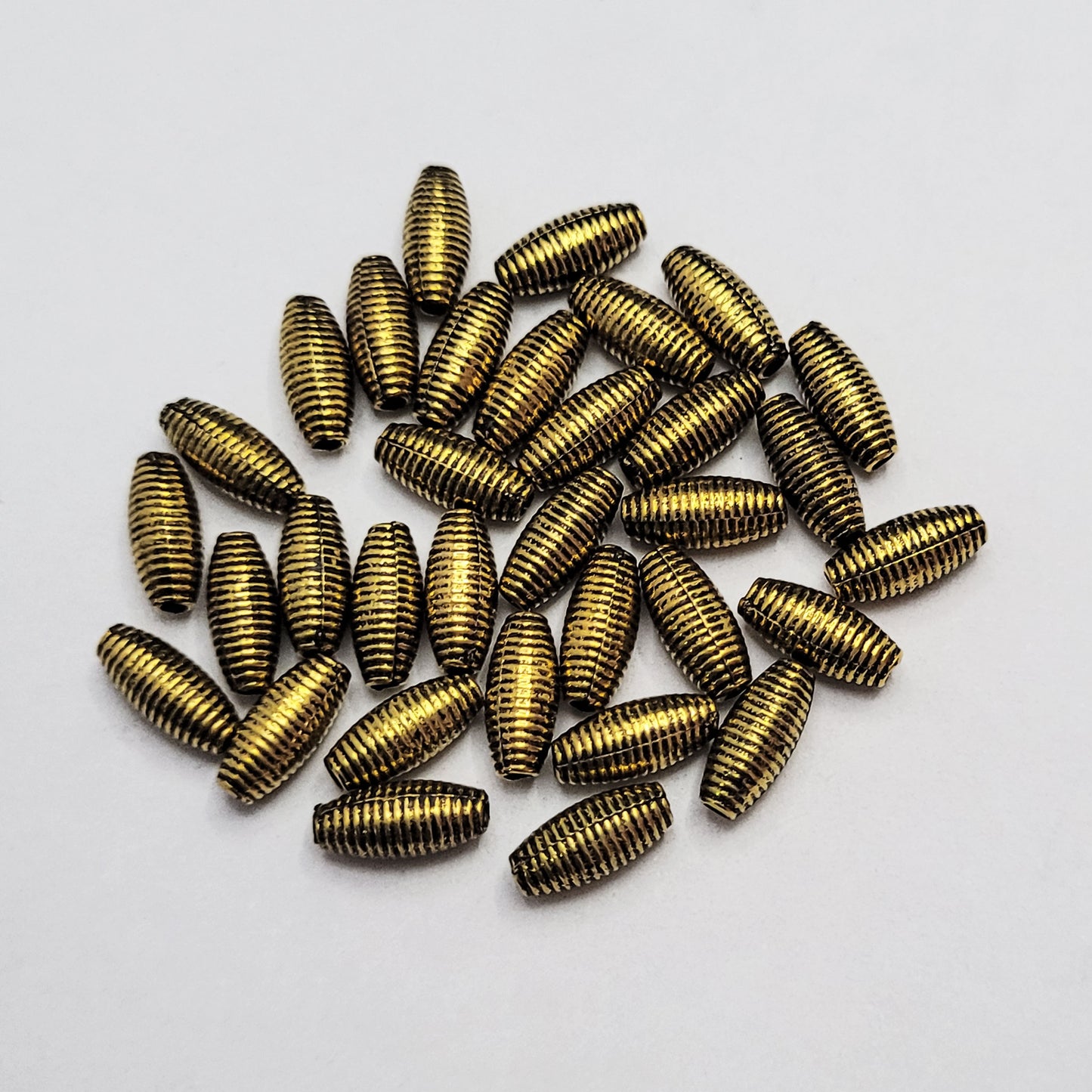 Antique Gold Acrylic Beads