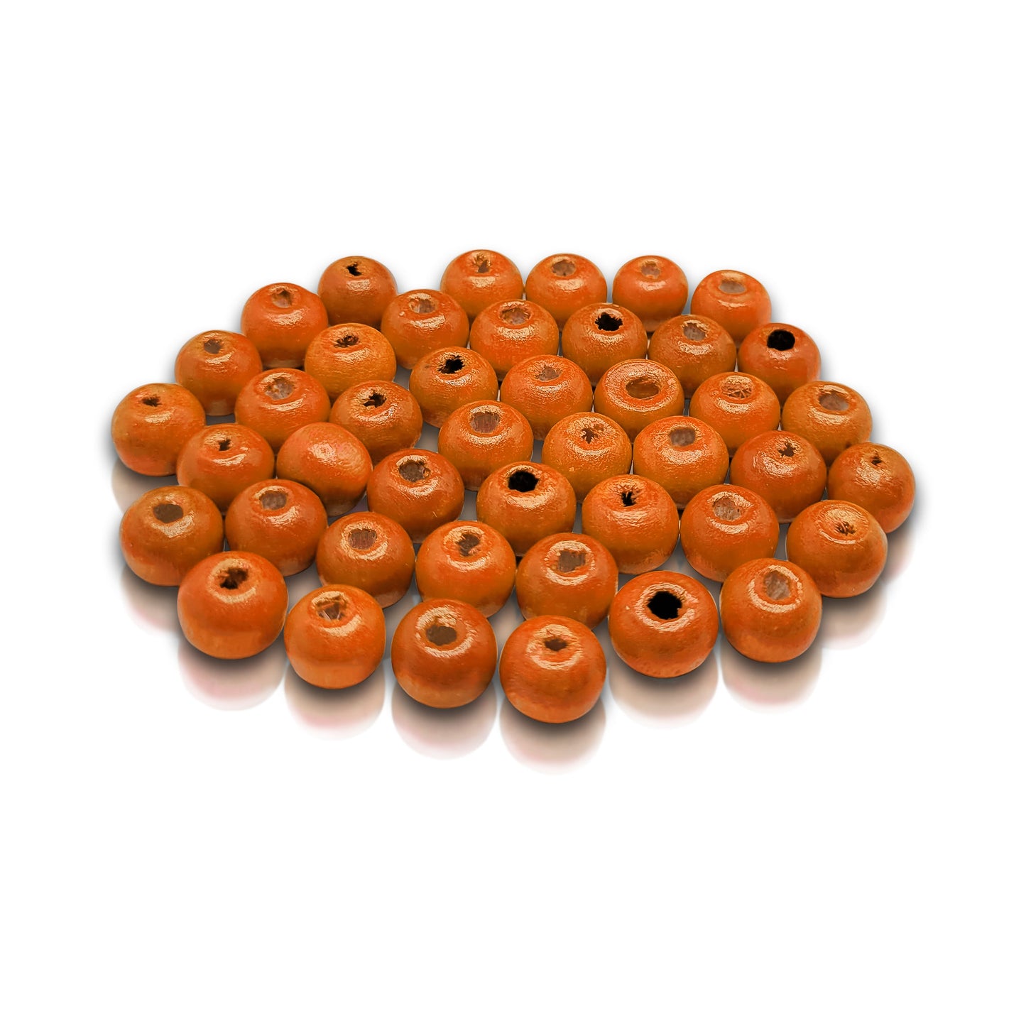 Round Wooden Beads - 8mm