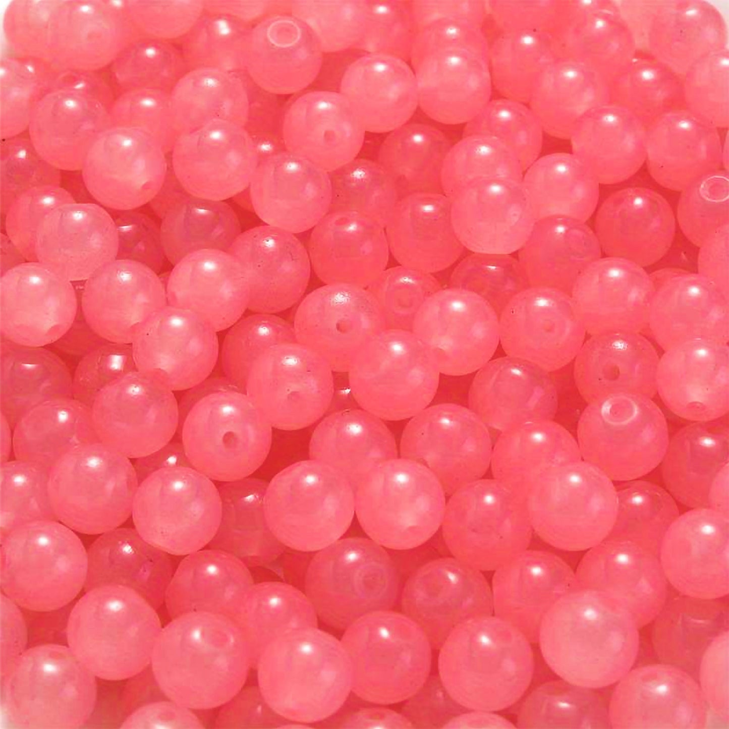 Jelly Glass Beads - 6mm