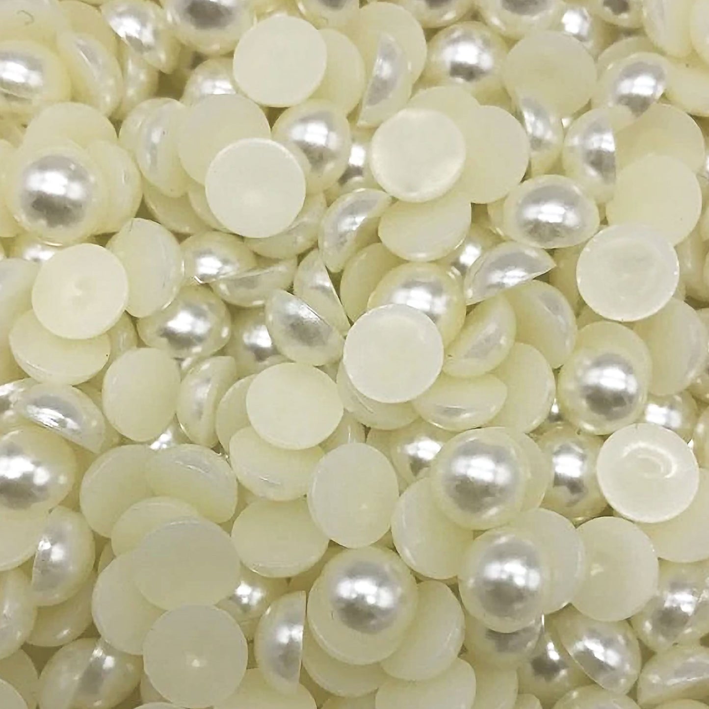 Flat Back Half Pearl Beads