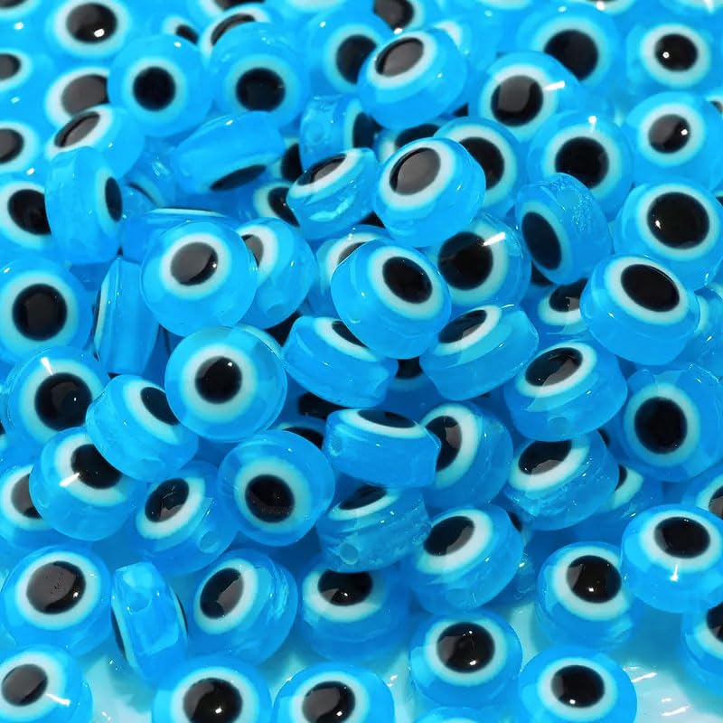 Sky blue 6mm 8mm,6mm beads bring a polished accent to bracelet making, necklace making and DIY jewellery projects.