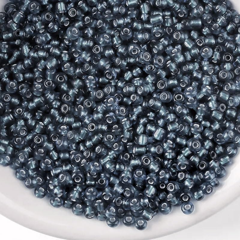 Clean decorative look makes grey 4mm beads stand out in bracelet making, necklace making and DIY jewellery projects.