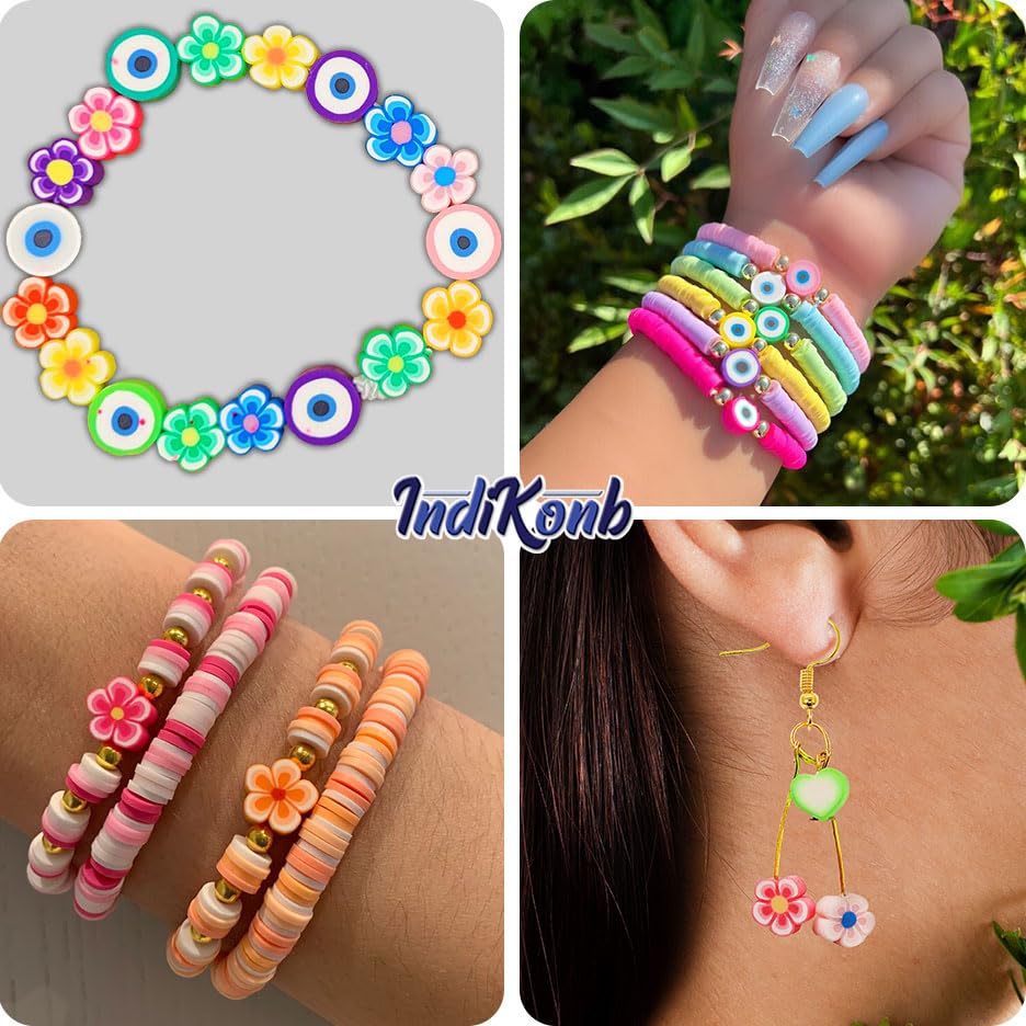 Multicolour acrylic beads give bracelet making, necklace making and DIY jewellery projects a neat visual lift.